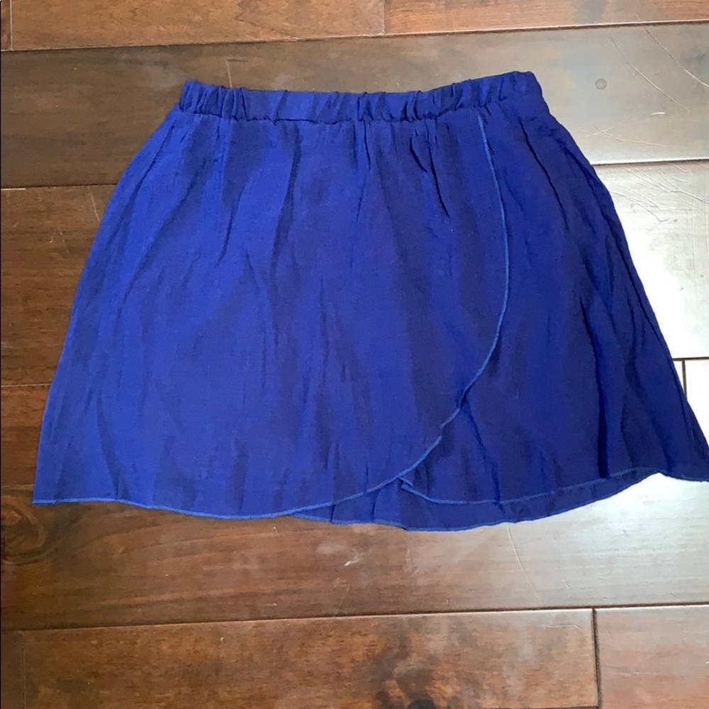 Royal blue tulip hem skirt size M by Noble U